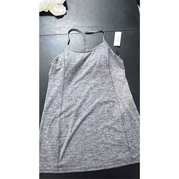 CALVIN KLEIN PERFORMANCE GRAY RAZOR BACK DRESS WOMENS SZ M NEW P1-12 - Picture 1 of 11